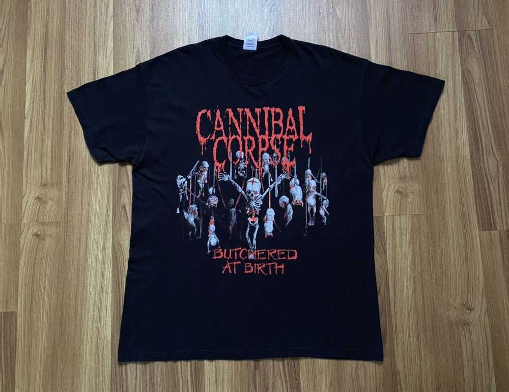 Band Tees × Rock T Shirt × Vintage Y2K Cannibal C… - image 1