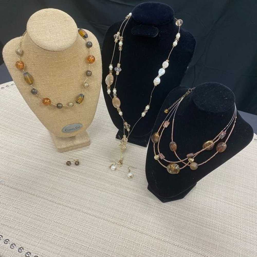 Other Women’s Costume Necklaces, 3 Necklaces & 2 … - image 1