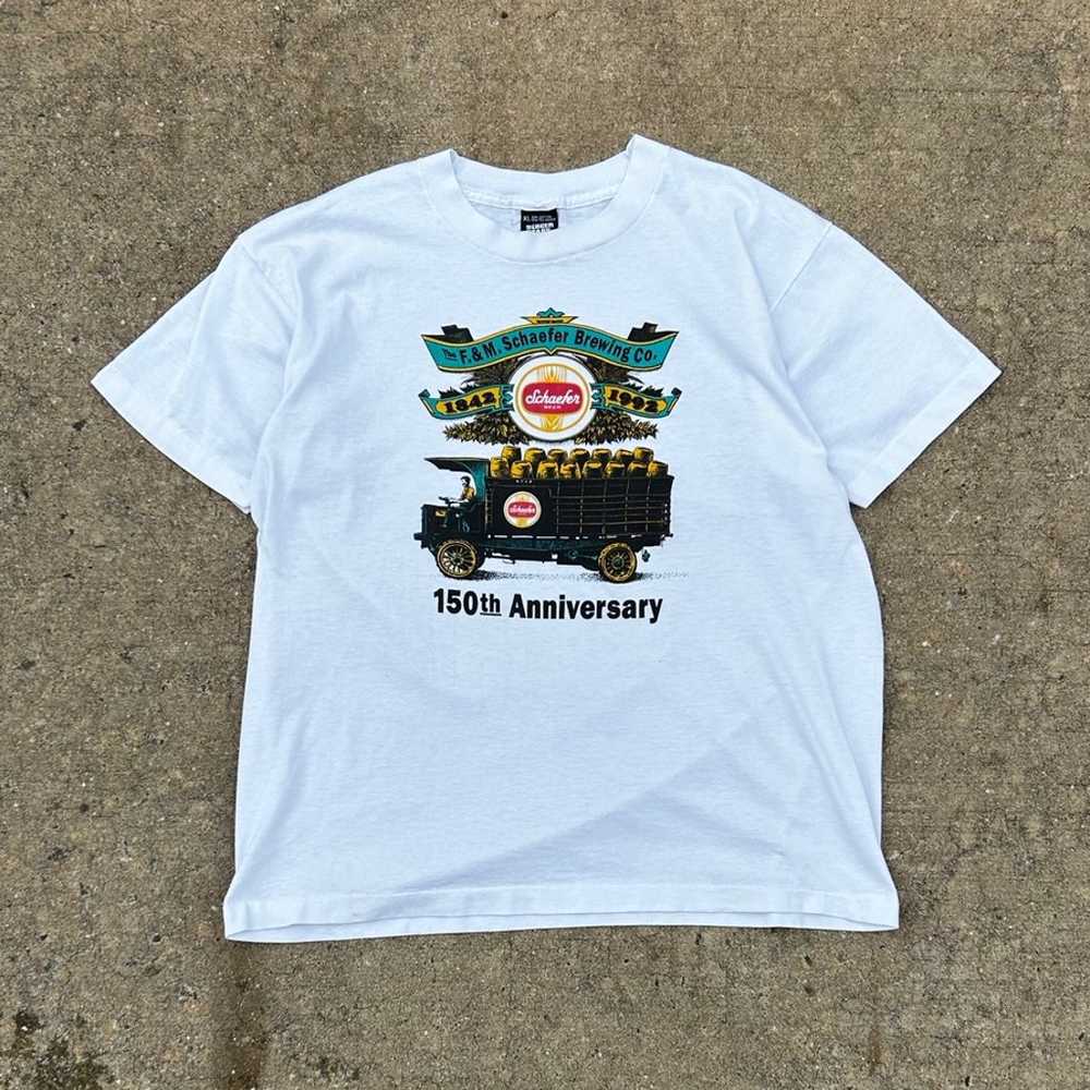 Vintage 90s Beer T-Shirt - image 1