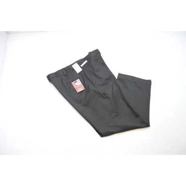 Haggar Haggar Dress Pants Classic Fit Black Micro… - image 1