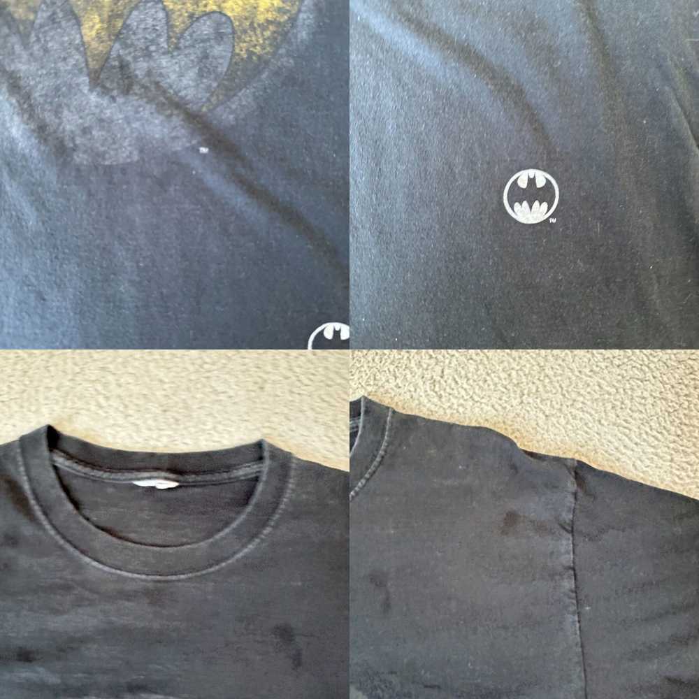 Dc Comics Vintage Batman Shirt Adult Medium Black… - image 4