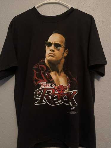 Wwe × Wwf the rock vintage wwf / wwe shirt