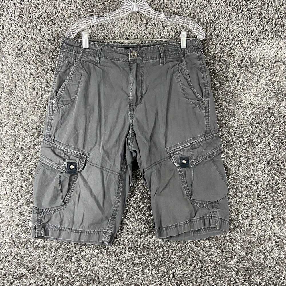 Vintage Helix Gray Cargo Shorts Men’s 32 - image 1