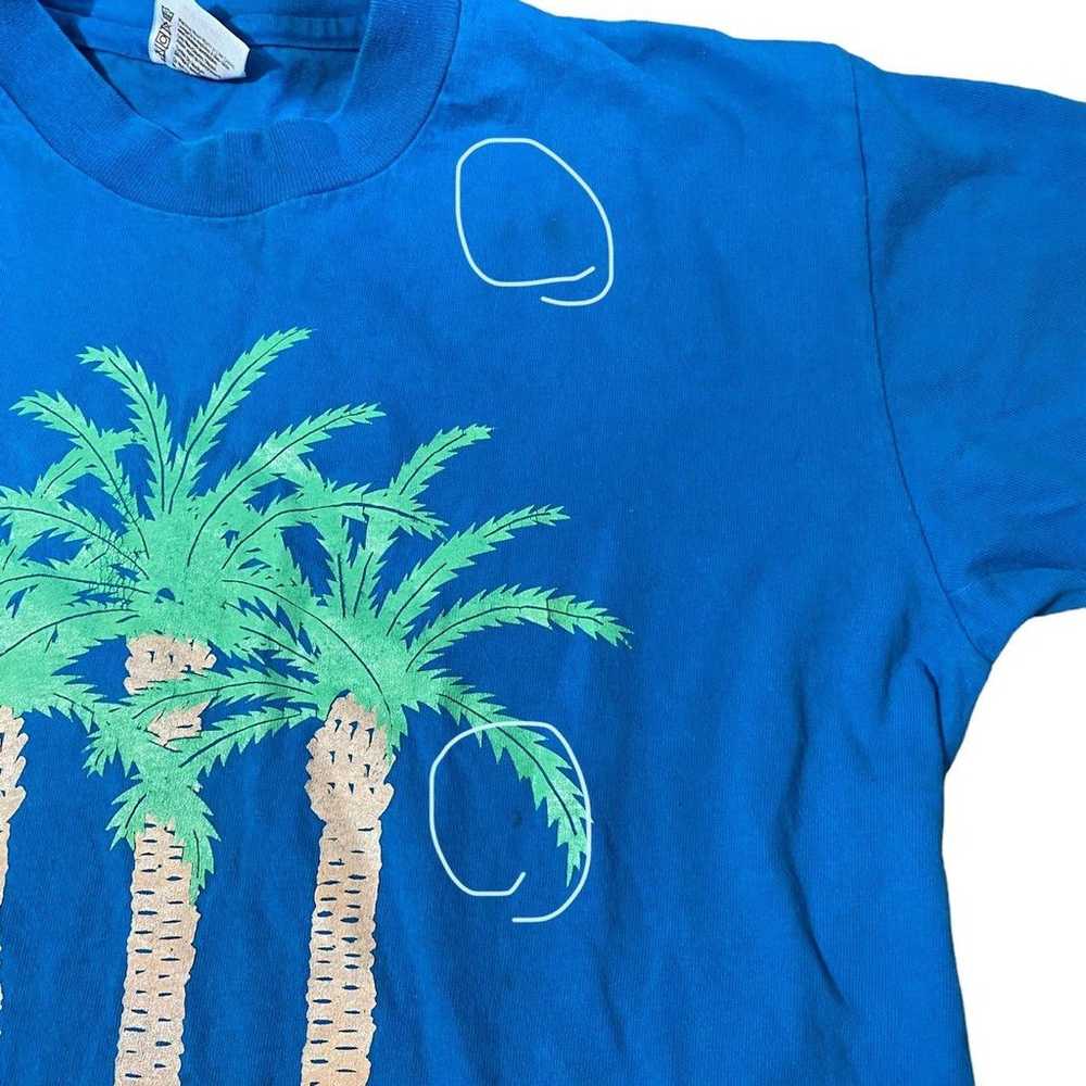 Vintage Puerto Rico Palm trees t shirt - image 3