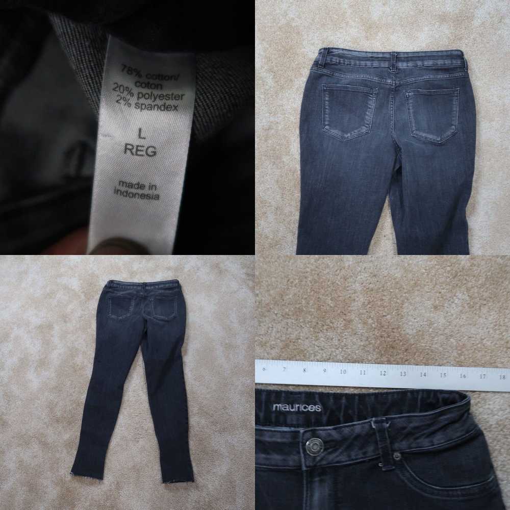 Vintage Maurices Mid Rise Skinny Jeans Women's Si… - image 4