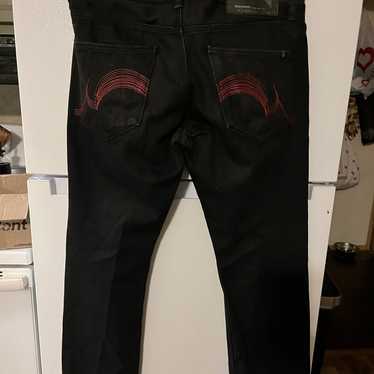 Vintage Rocawear Jeans Mens 36 X34 Black Denim em… - image 1