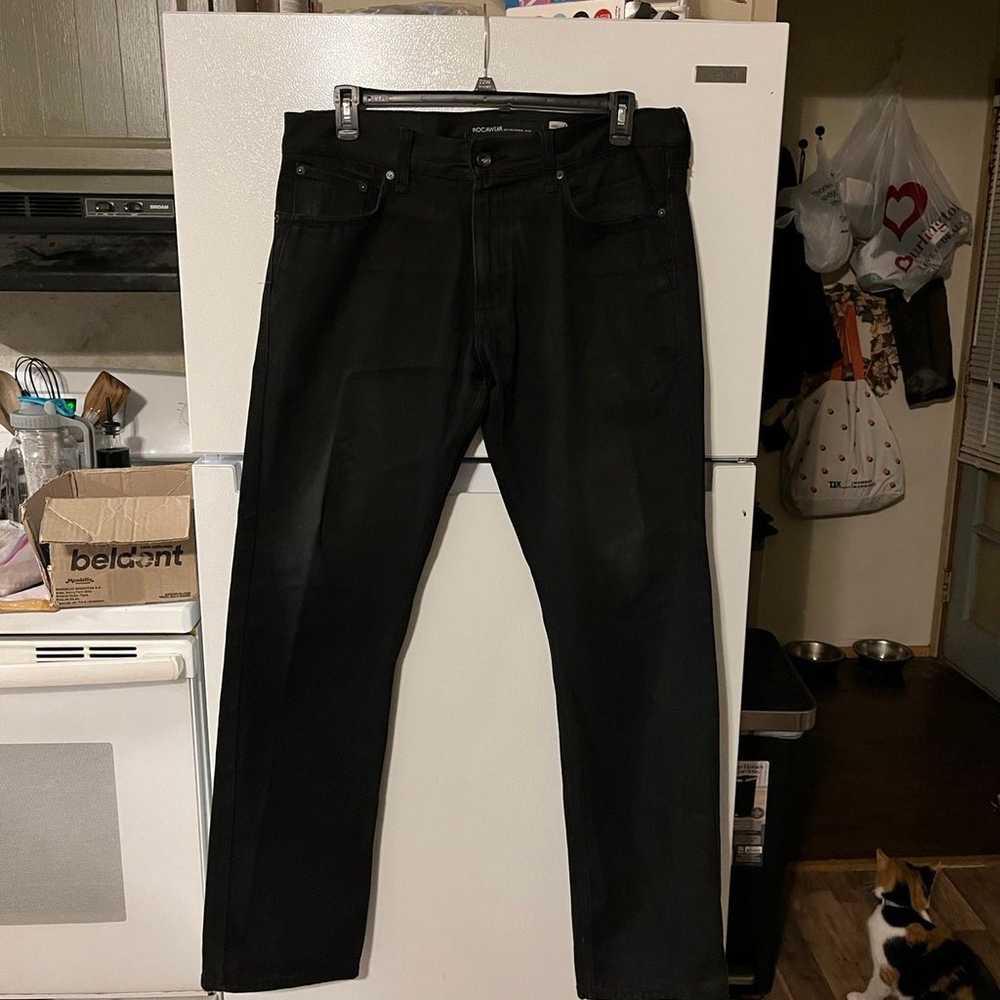 Vintage Rocawear Jeans Mens 36 X34 Black Denim em… - image 3