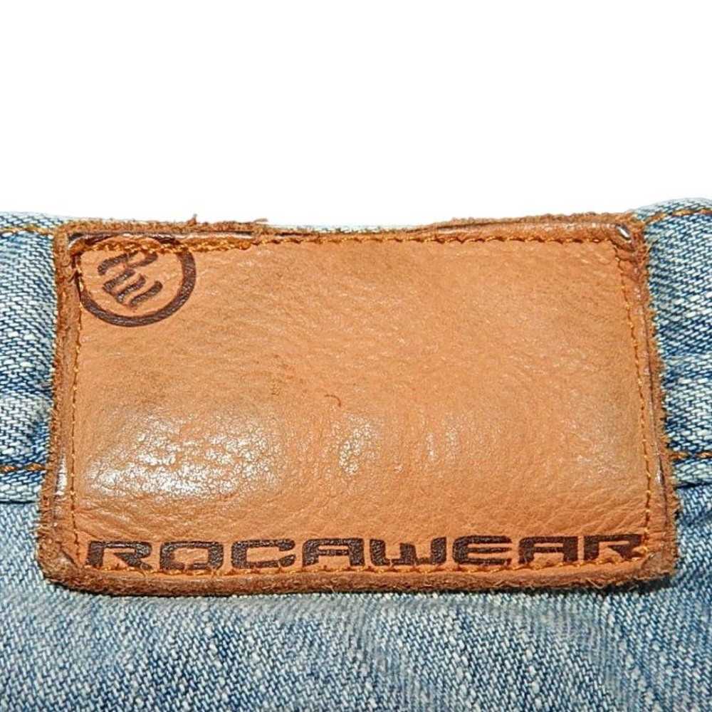 ROCKAWEAR men's 38 waist vintage embroidered deni… - image 11