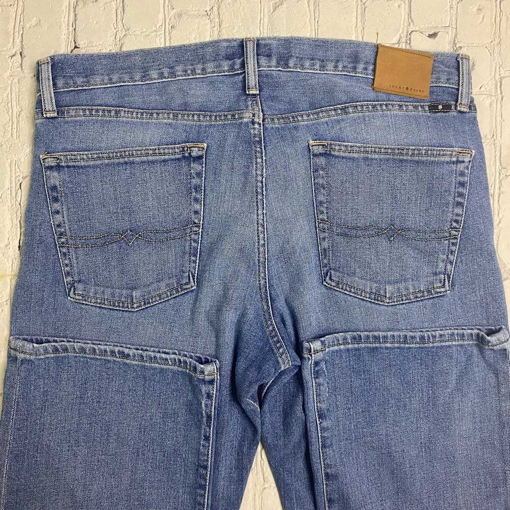 Lucky brand 361 vintage straight leg 34x33 faded … - image 3