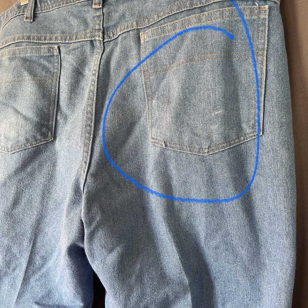 Vintage Wrangler 40x29” light blue jeans - image 11