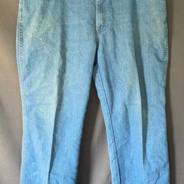 Vintage Wrangler 40x29” light blue jeans - image 1