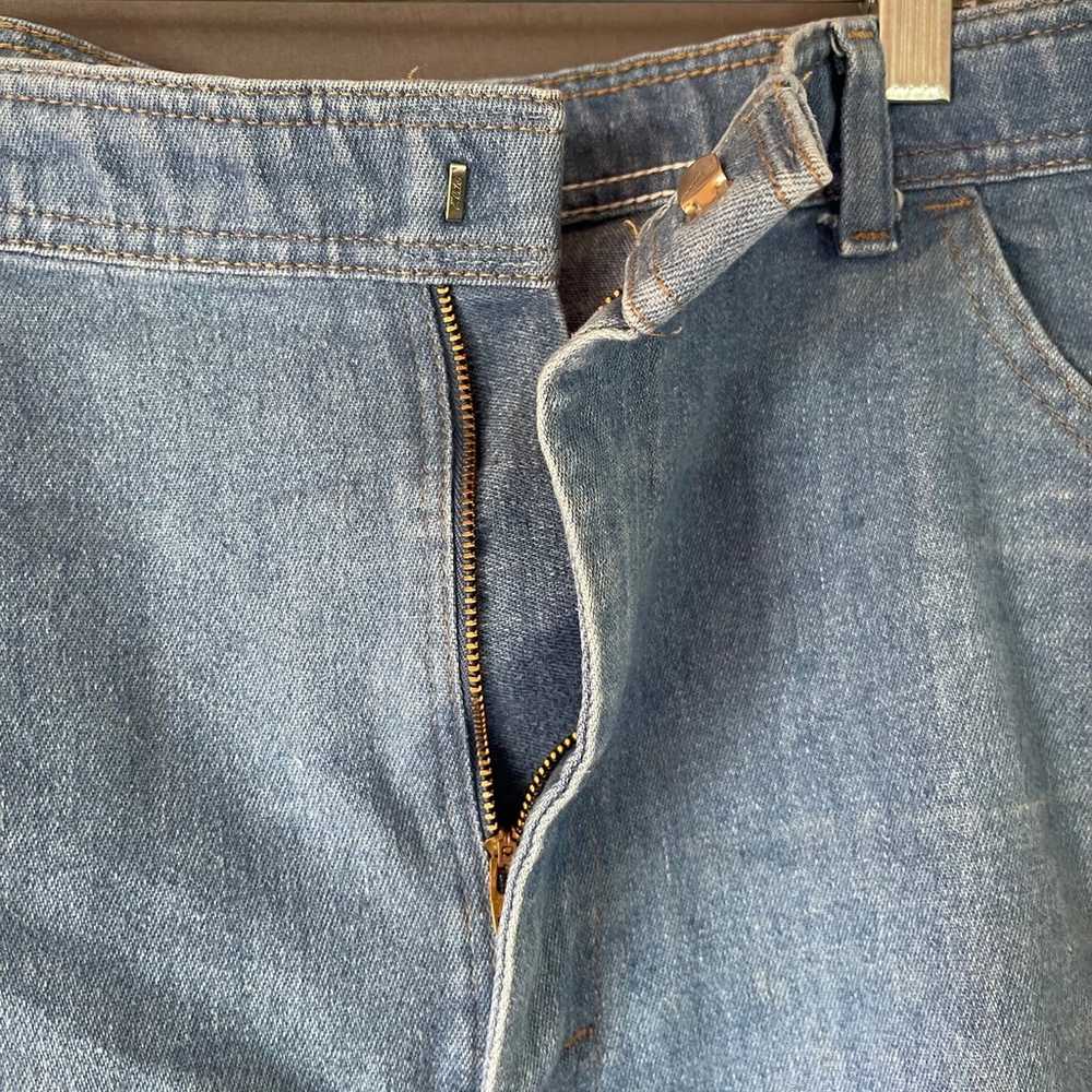 Vintage Wrangler 40x29” light blue jeans - image 4