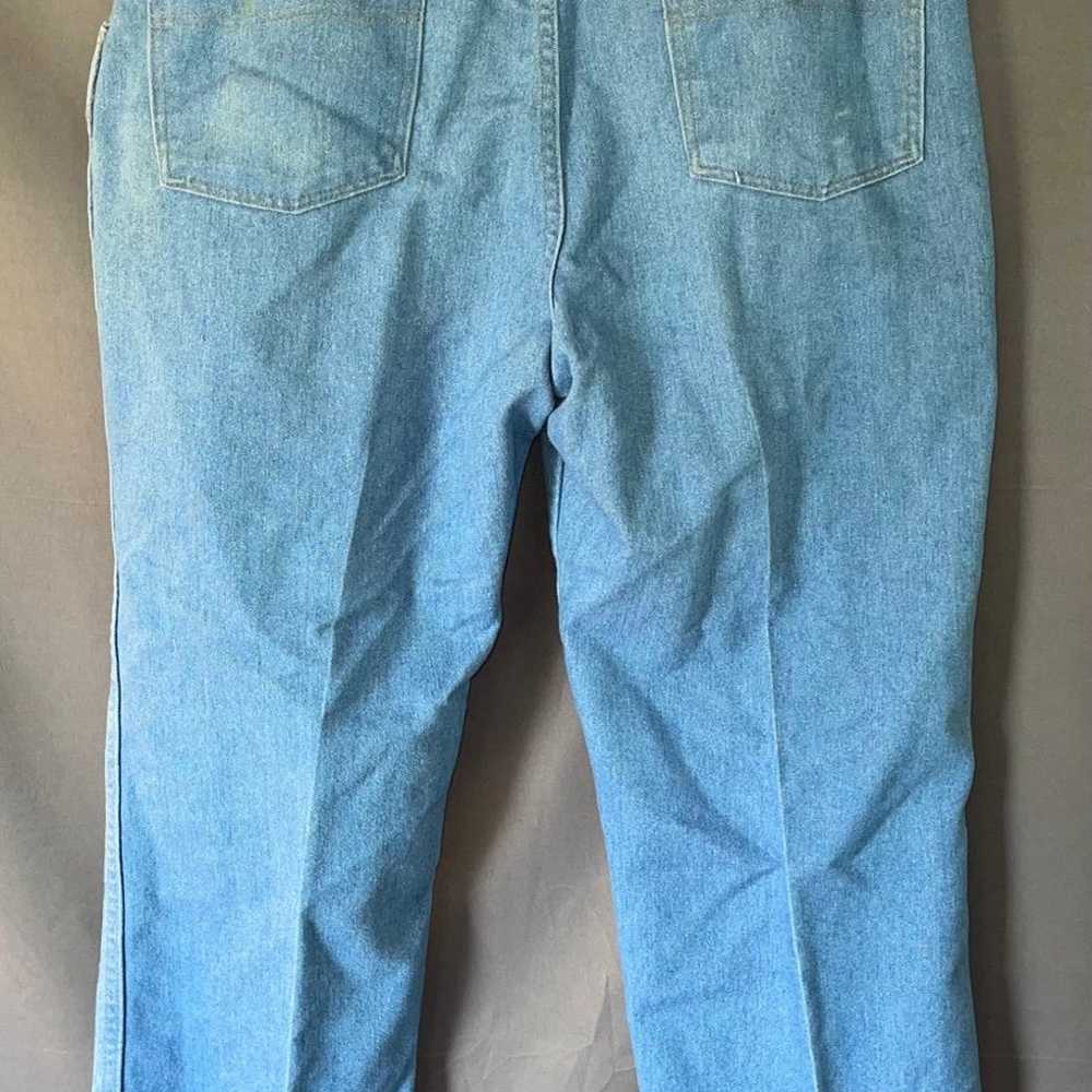 Vintage Wrangler 40x29” light blue jeans - image 8