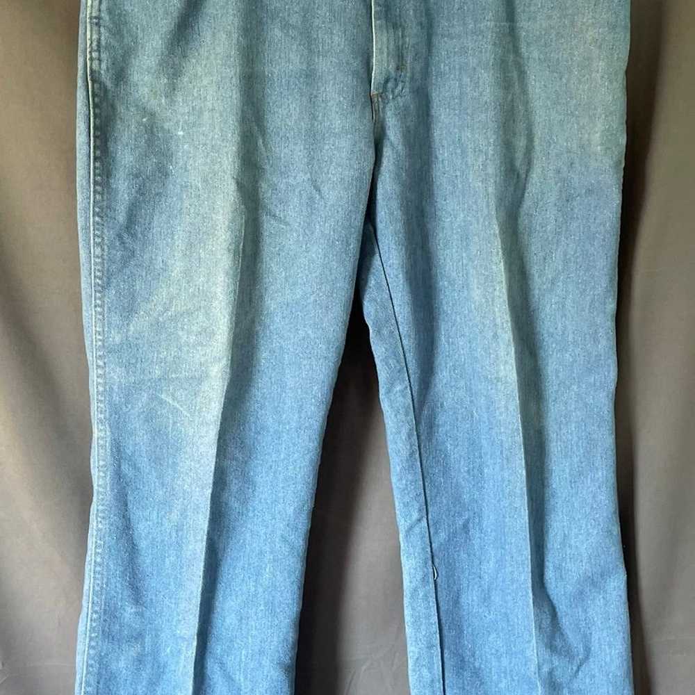 Vintage Wrangler 40x29” light blue jeans - image 9
