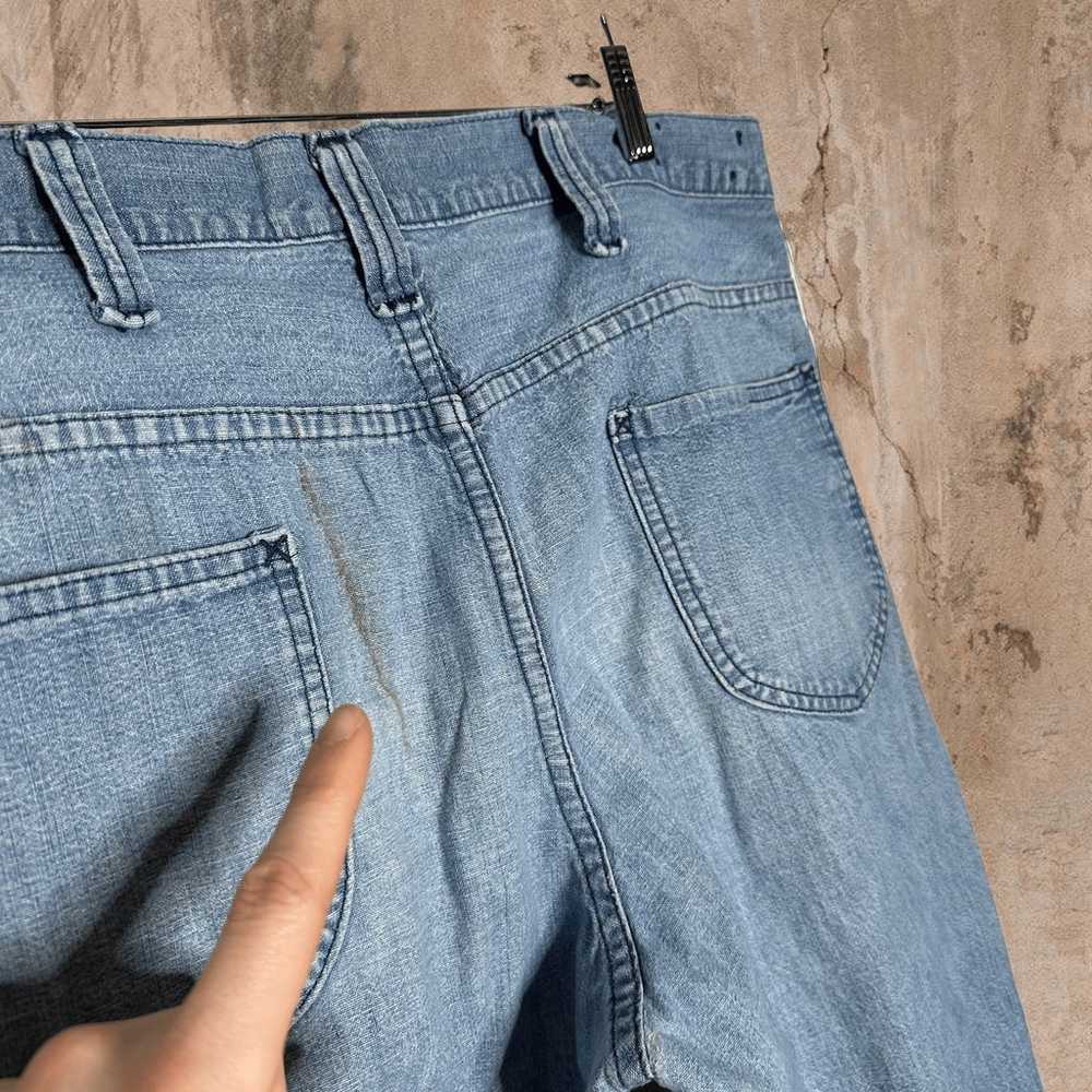 True Vintage Lee Flared Jeans Light Wash 70s - image 5