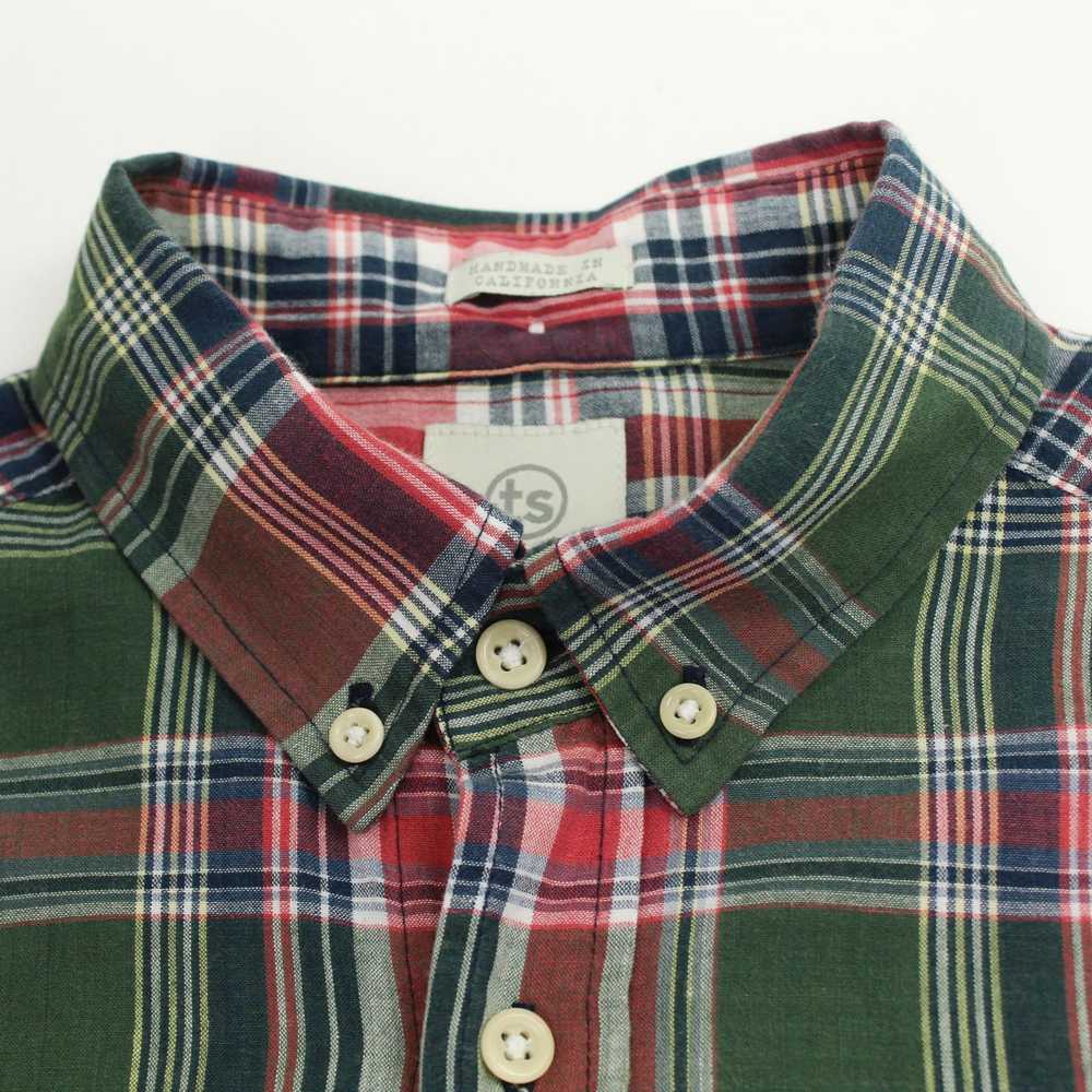 Taylor Stitch Madras Plaid Button Down Shirt Made… - image 2