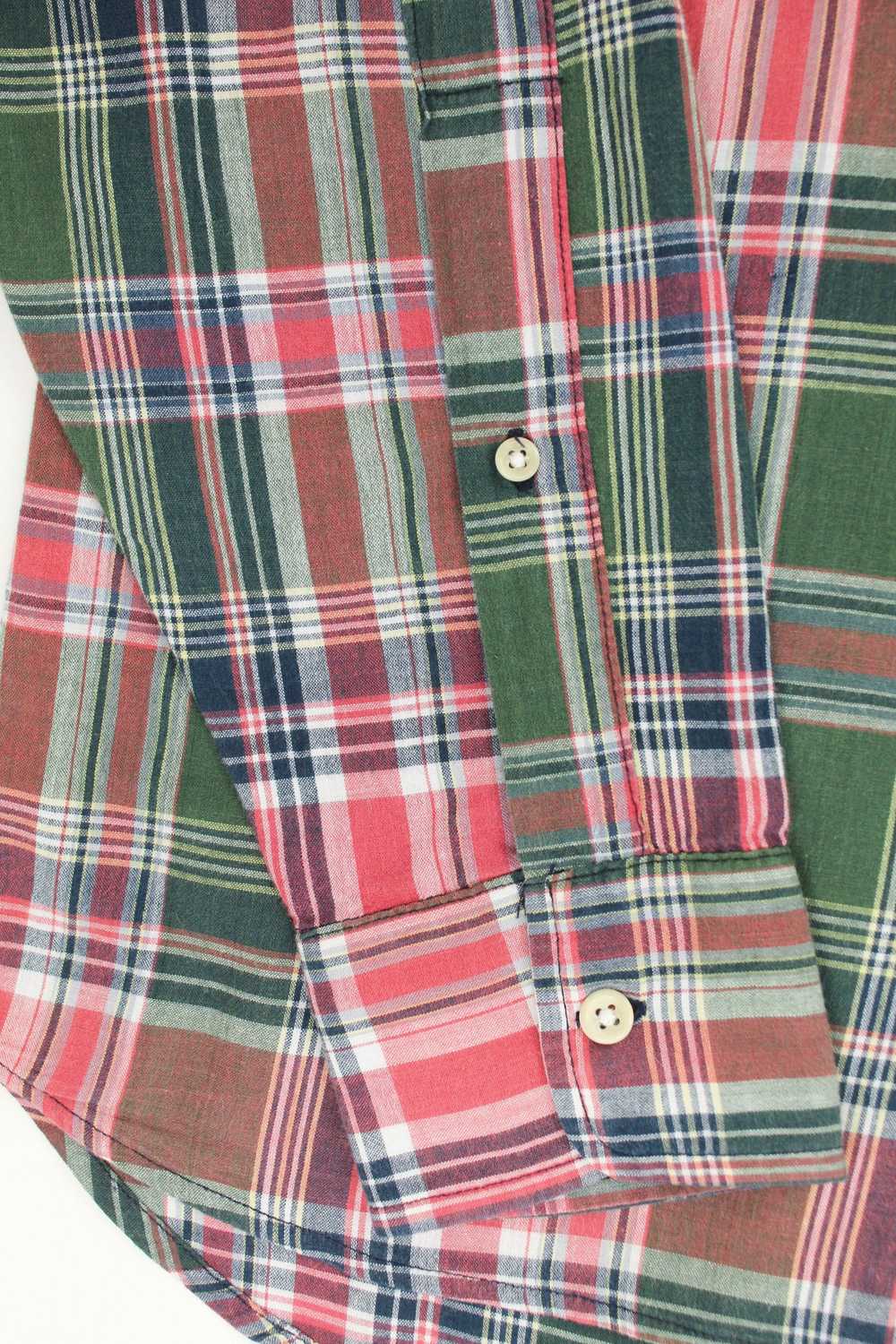 Taylor Stitch Madras Plaid Button Down Shirt Made… - image 4