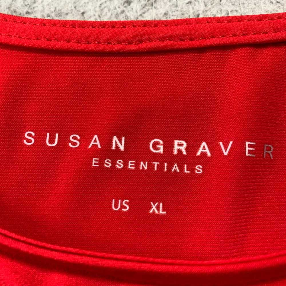 Susan Graver SUSAN GRAVER Blouse Womens XL Top Sh… - image 3