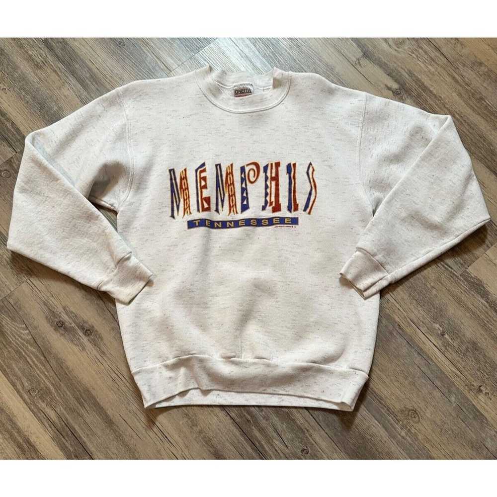 Vtg 1990s Memphis Tennessee Spell Out Graphic Gra… - image 2