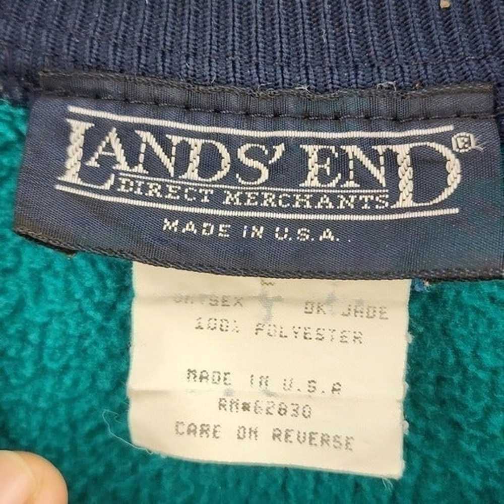 Vintage 80s Lands' End Made in USA Crew Neck Pull… - image 7