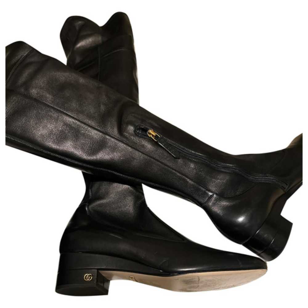 Gucci Leather riding boots - image 1