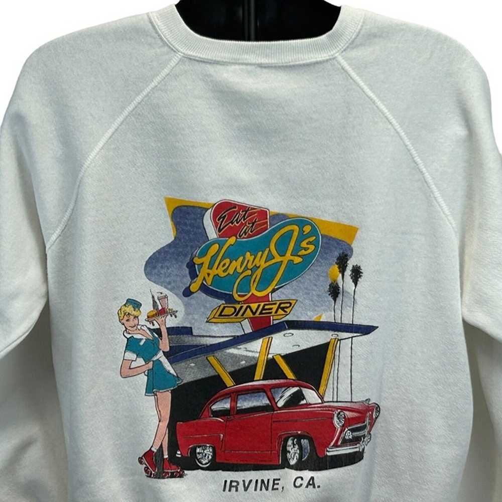 Henry J's Diner Vintage 90s Sweatshirt Large Irvi… - image 1