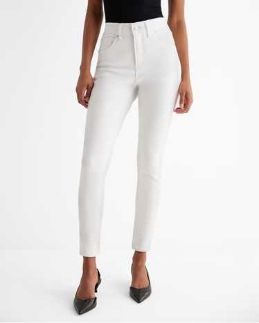 Tall Size Express High Waisted White Supersoft Ski