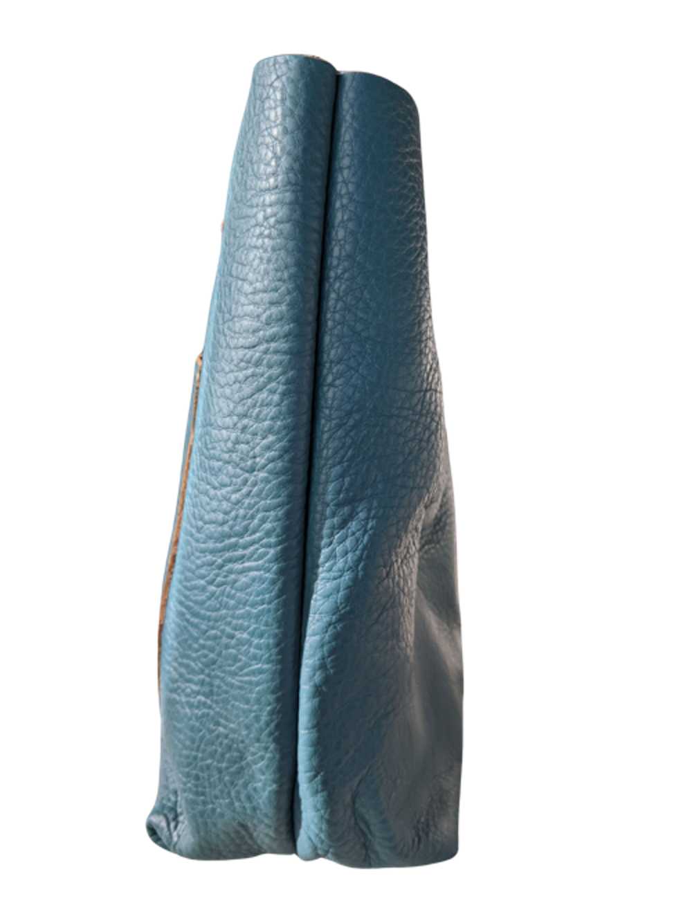 Portland Leather Medium Turquoise Classic Tote w/… - image 6