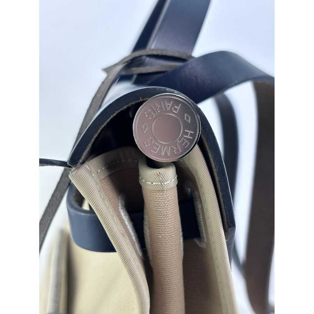 Hermès Herbag leather handbag - image 8