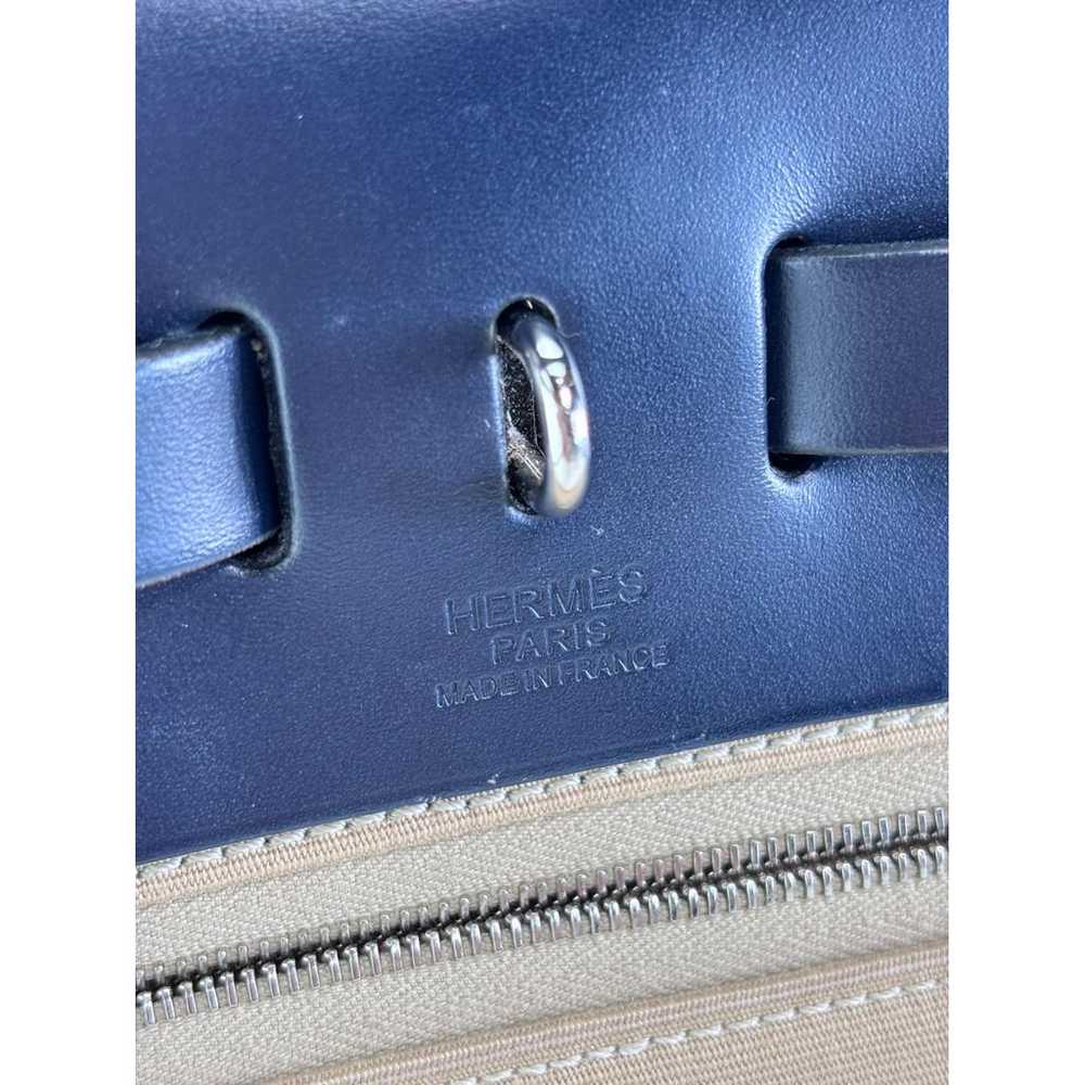 Hermès Herbag leather handbag - image 9
