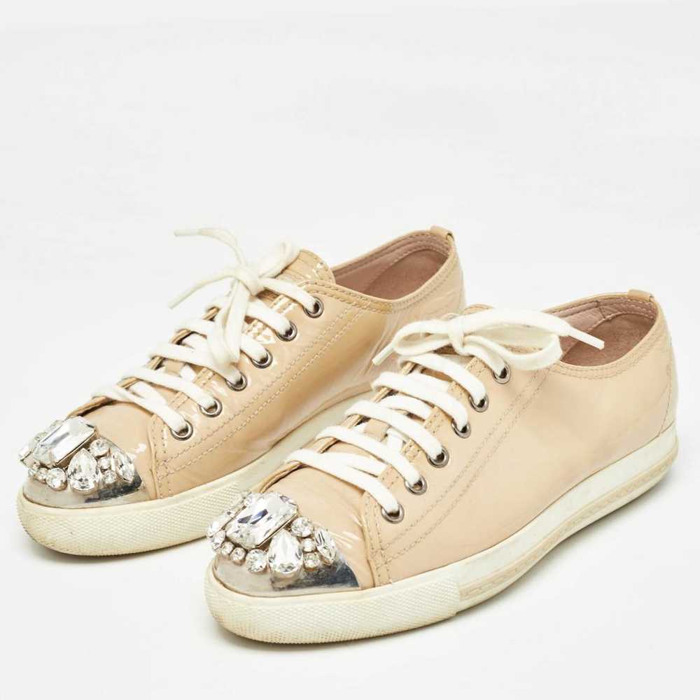 Miu Miu Patent leather trainers - image 2