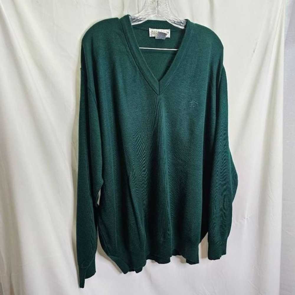 Grand Slam Vintage Hunter Green Pullover Sweater … - image 2