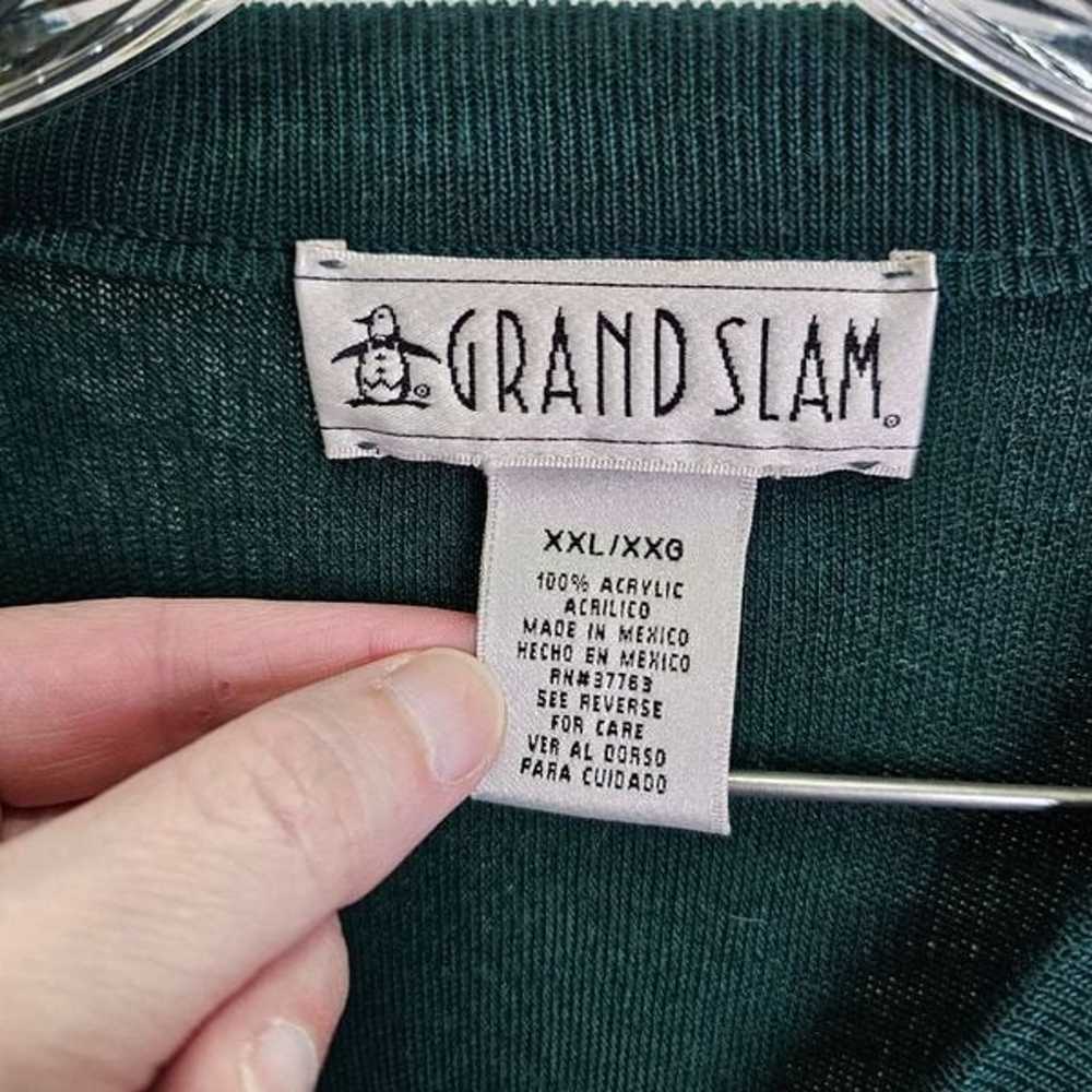 Grand Slam Vintage Hunter Green Pullover Sweater … - image 5