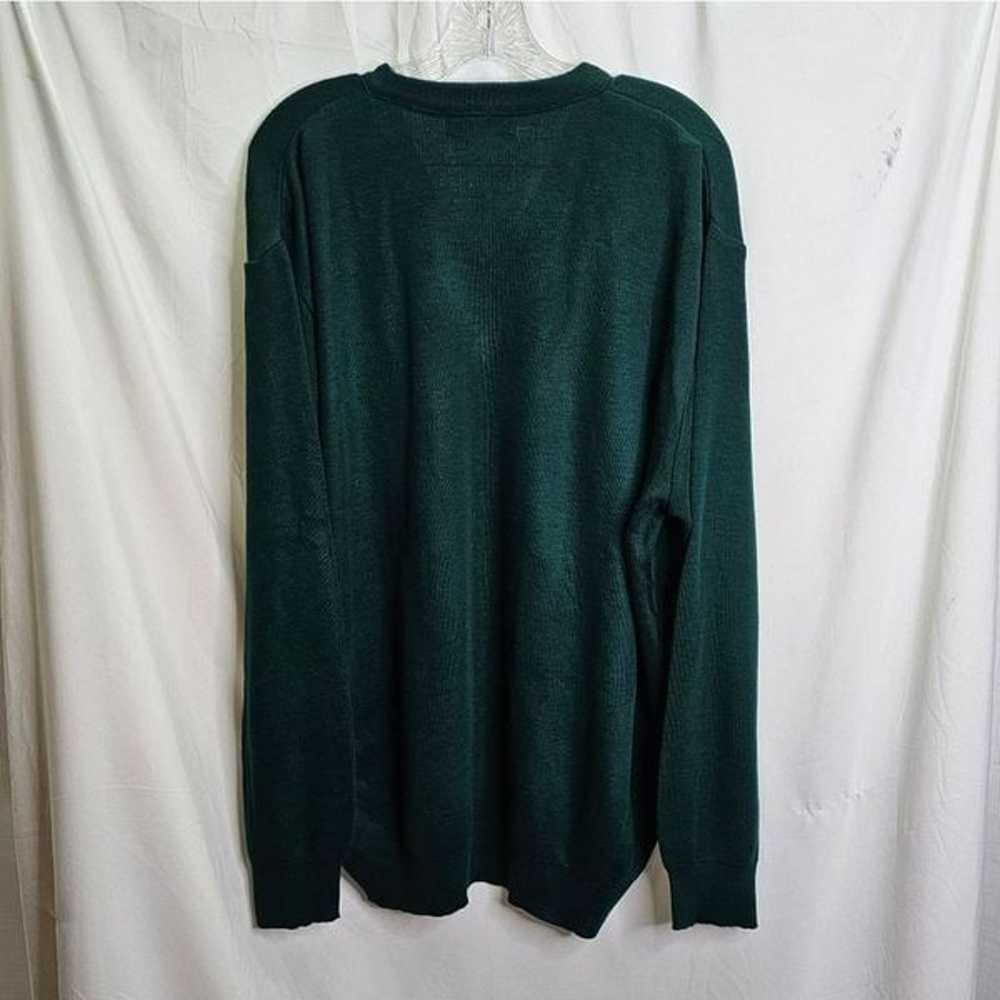 Grand Slam Vintage Hunter Green Pullover Sweater … - image 8