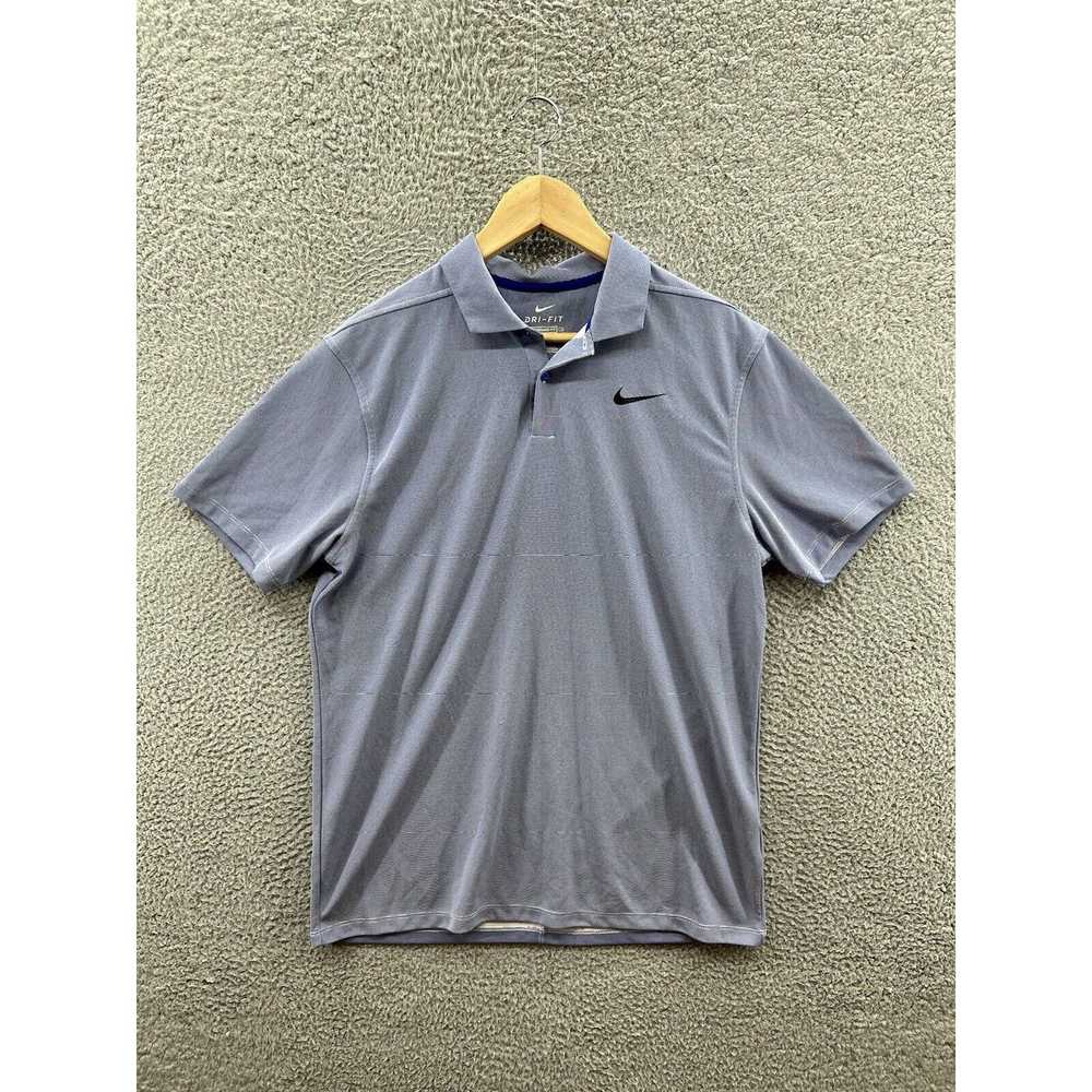 Nike Nike Dri Fit Polo Blue Victory Shirt AQ8601 … - image 1