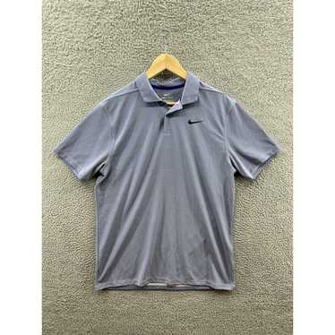 Nike Nike Dri Fit Polo Blue Victory Shirt AQ8601 … - image 1