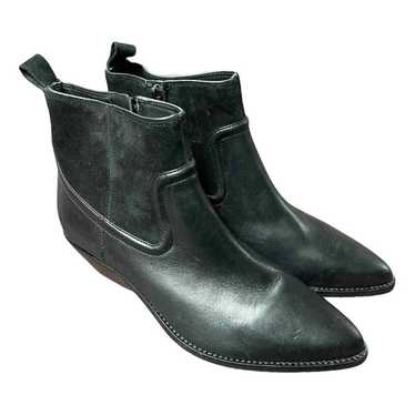 Veronica Beard Leather western boots