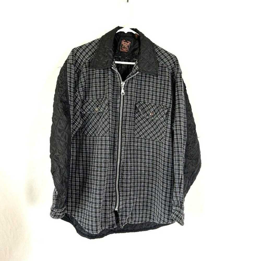 On The Brink Industry Union Jacket Quilted Plaid … - image 1