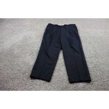 Vintage Santorelli Pants Mens 40 Black Dress Pant 