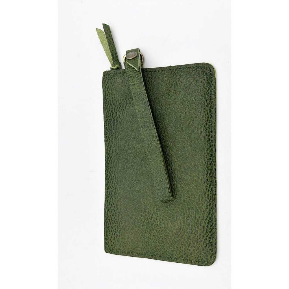 Portland Leather Goods Adriana? Green Wristlet Po… - image 2