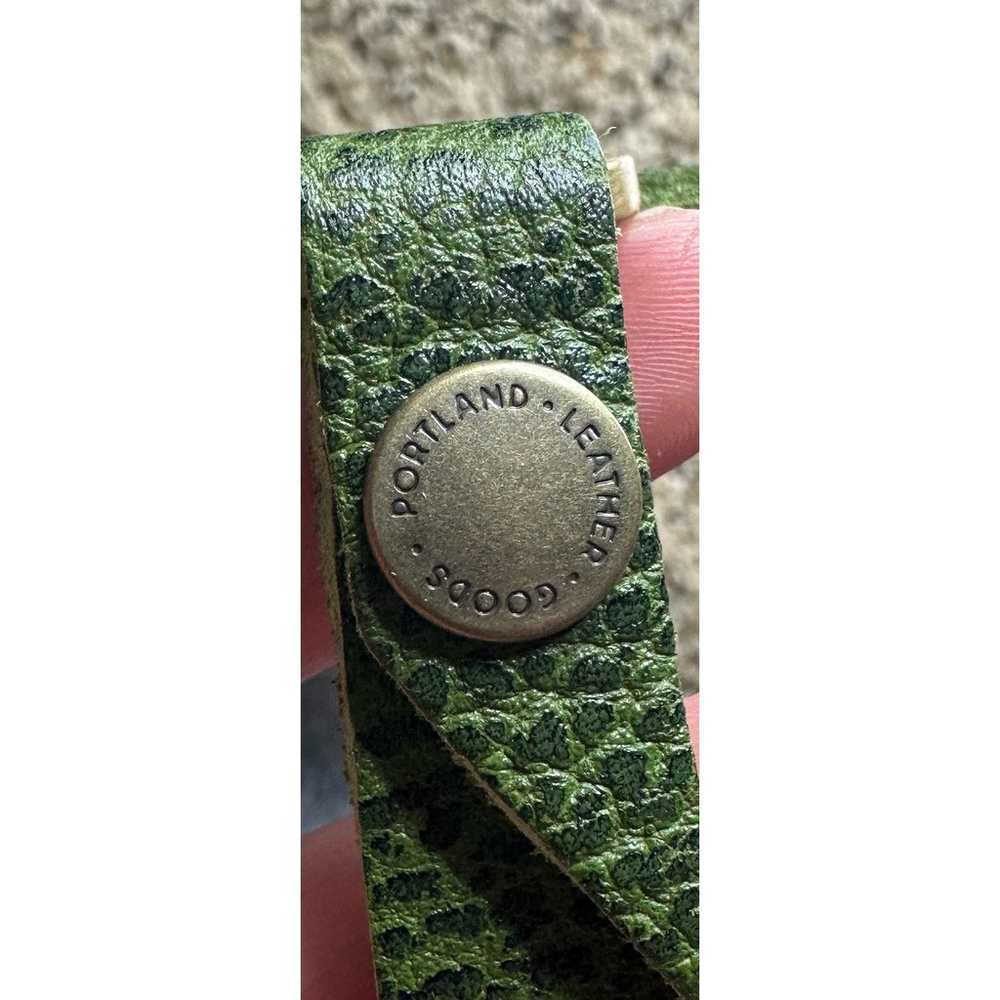 Portland Leather Goods Adriana? Green Wristlet Po… - image 5