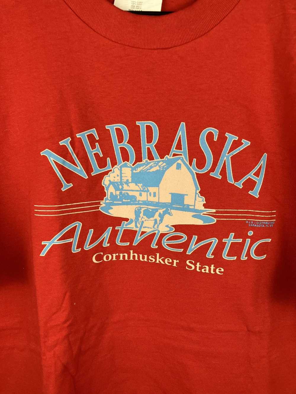 Nebraska × Vintage VTG 90s NEBRASKA AUTHENTIC COR… - image 2