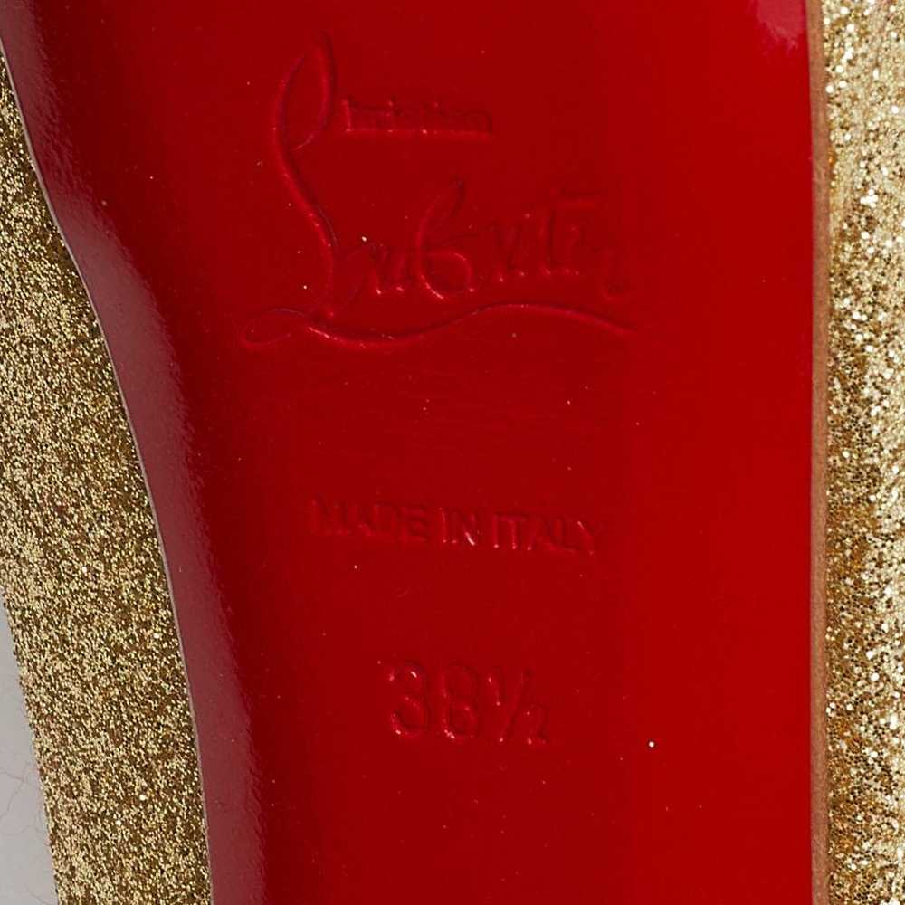 Christian Louboutin Glitter heels - image 7