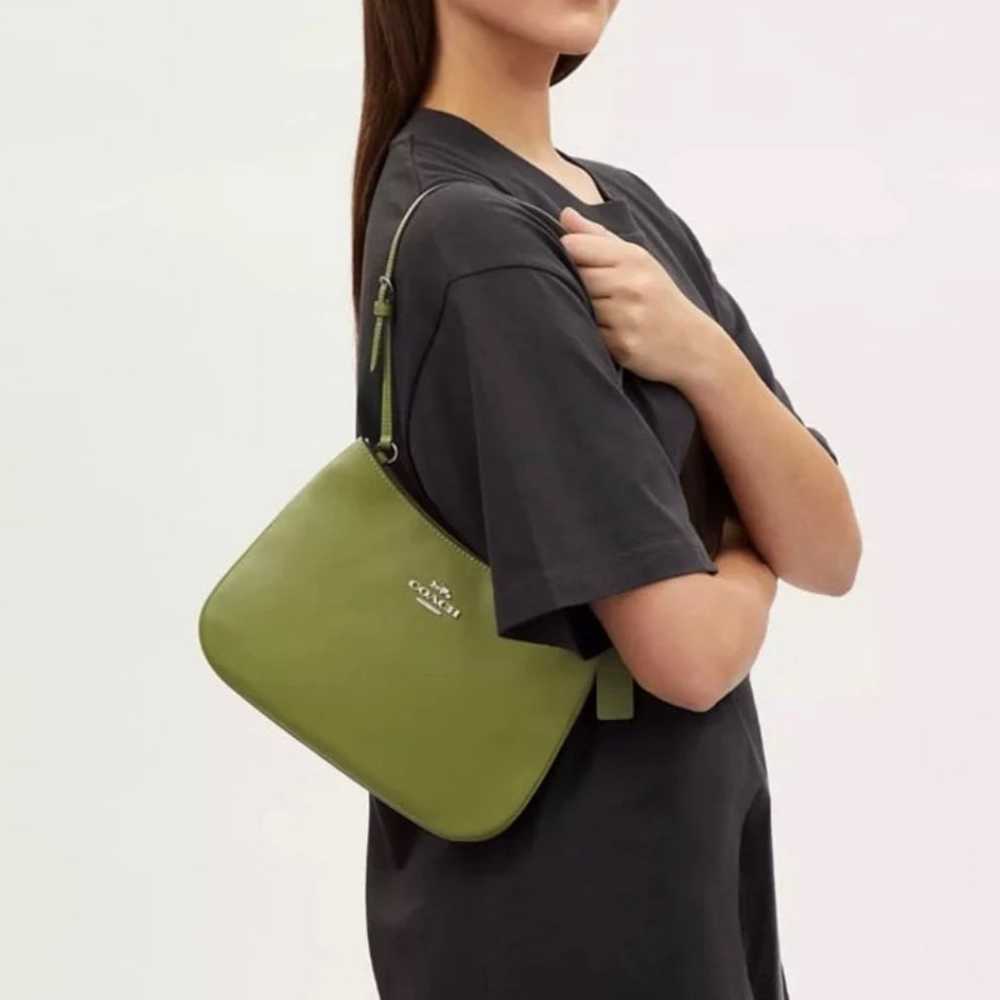 NWOT cach Penelope shoulder bag green - image 2