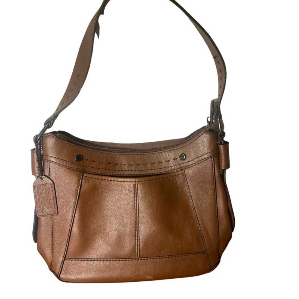 St. John Bay Leather Shoulder Bag Purse - image 1
