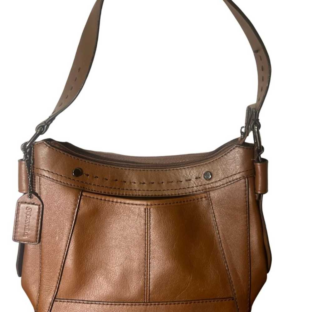 St. John Bay Leather Shoulder Bag Purse - image 2