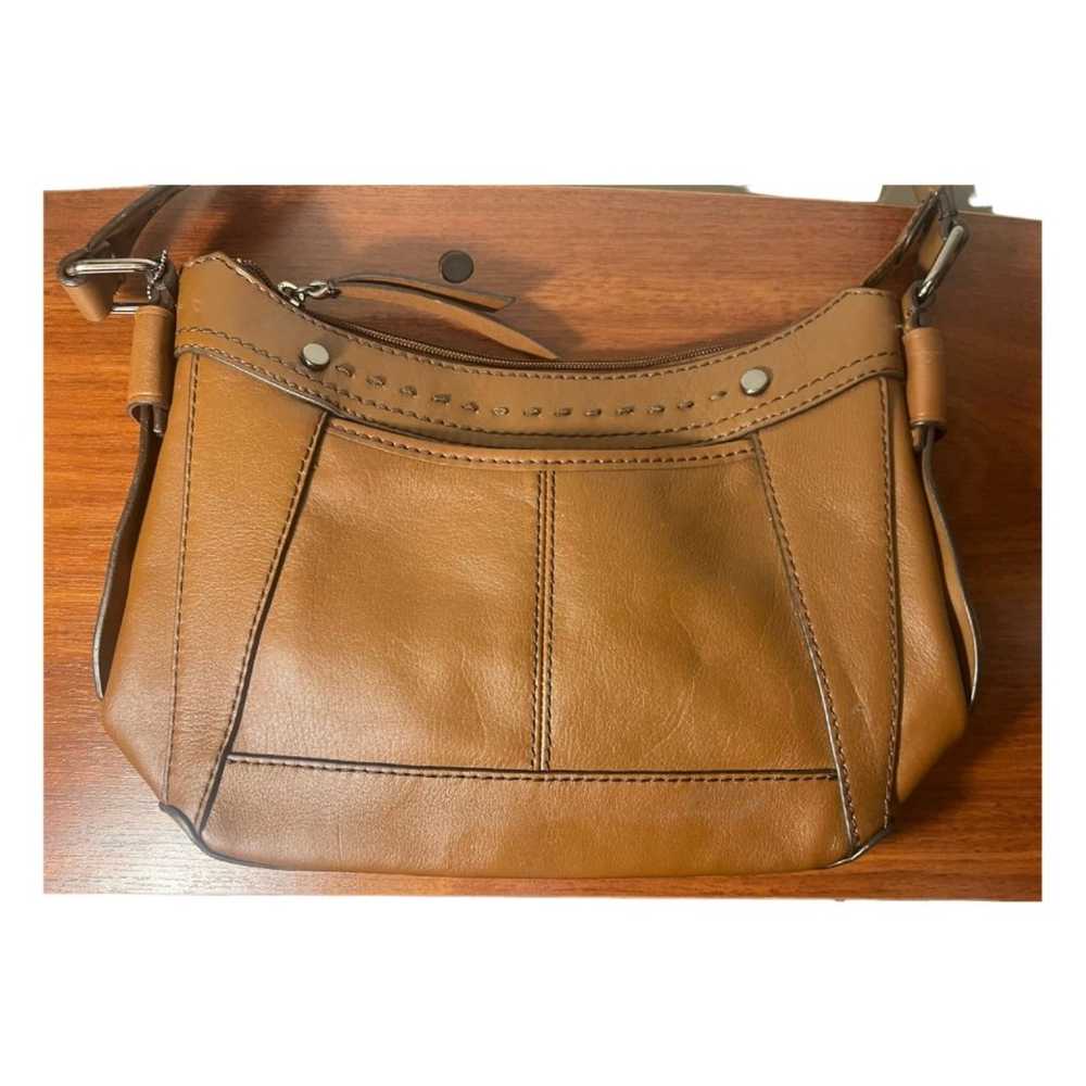 St. John Bay Leather Shoulder Bag Purse - image 3