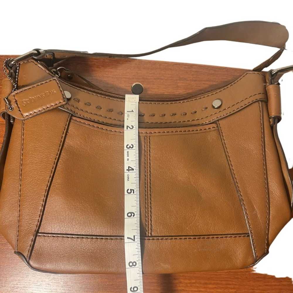 St. John Bay Leather Shoulder Bag Purse - image 5