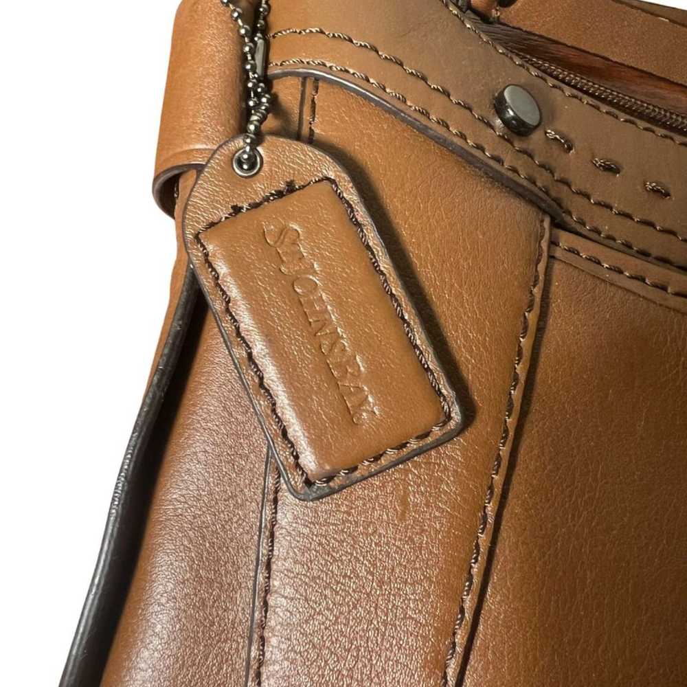 St. John Bay Leather Shoulder Bag Purse - image 8
