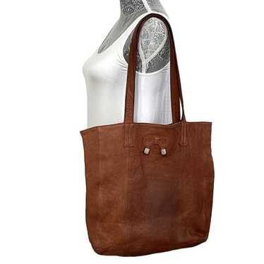 See by Chloe tan leather large tote shoulder bag w